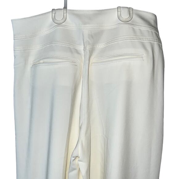 A Loves A White Wide Leg Dress Pants w/ Side Zipper Closure, Size 8, NWT! - Picture 5 of 5